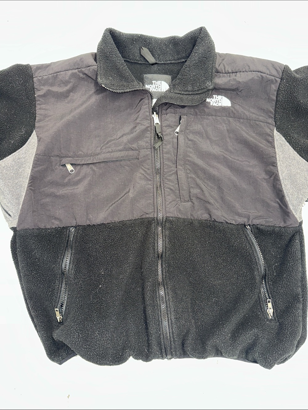 The North Face Black and Gray Fleece Jacket